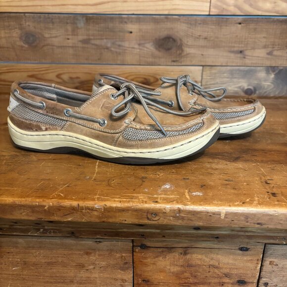 Leather Sperry Top Siders Men's Size 9 - Picture 3 of 6